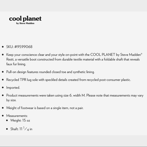 NIB Cool Planet By Steve Madden Restt Faux Shearling Bootie 8.5M Grey Fab - Picture 4 of 12